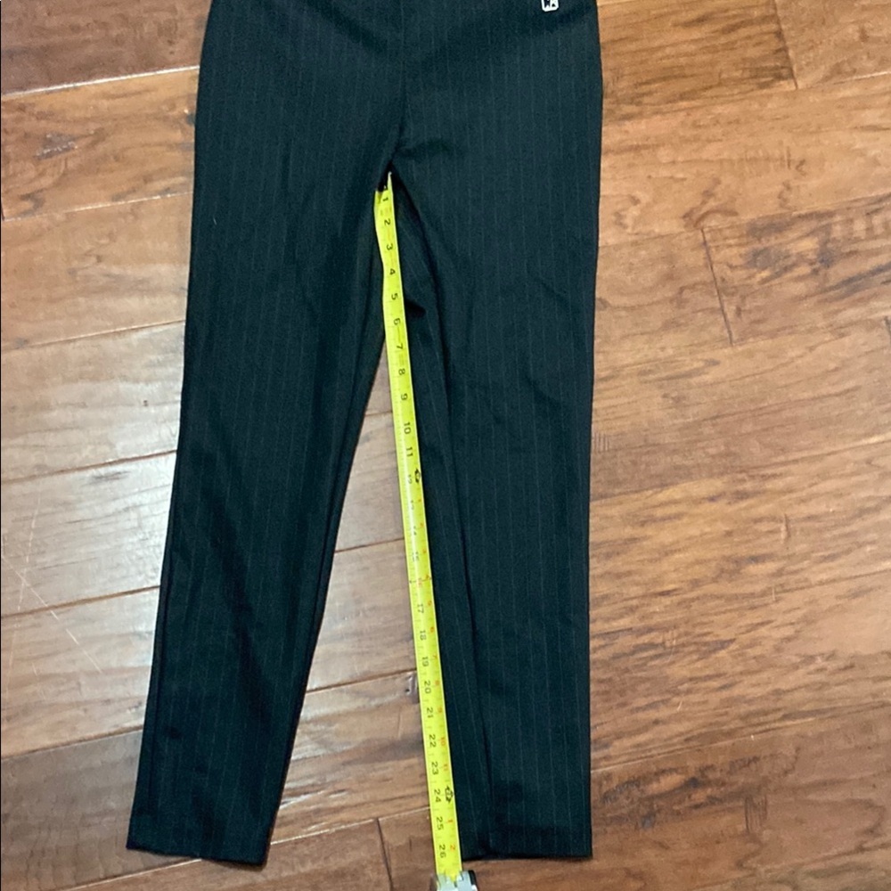 Calvin Klein Black  pinstripe Skinny Pants Sz S - Picture 7 of 8